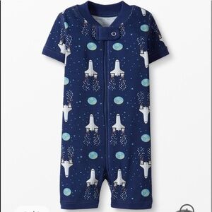 Hanna Andersson NWT Baby Zip Sleeper Organic Cotton Galactic 0-3 Months Space